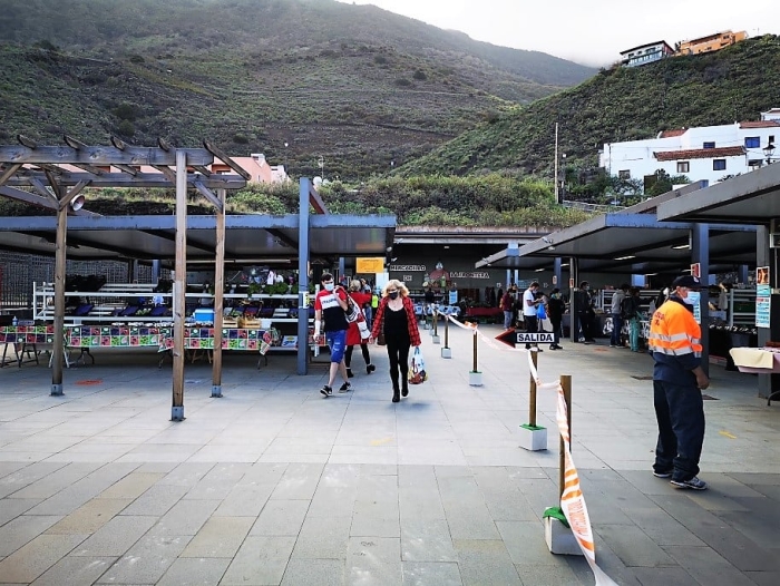 El ayuntamiento agradece la labor de Protección Civil Valle de El Golfo desarrollada en la apertura del Mercadillo