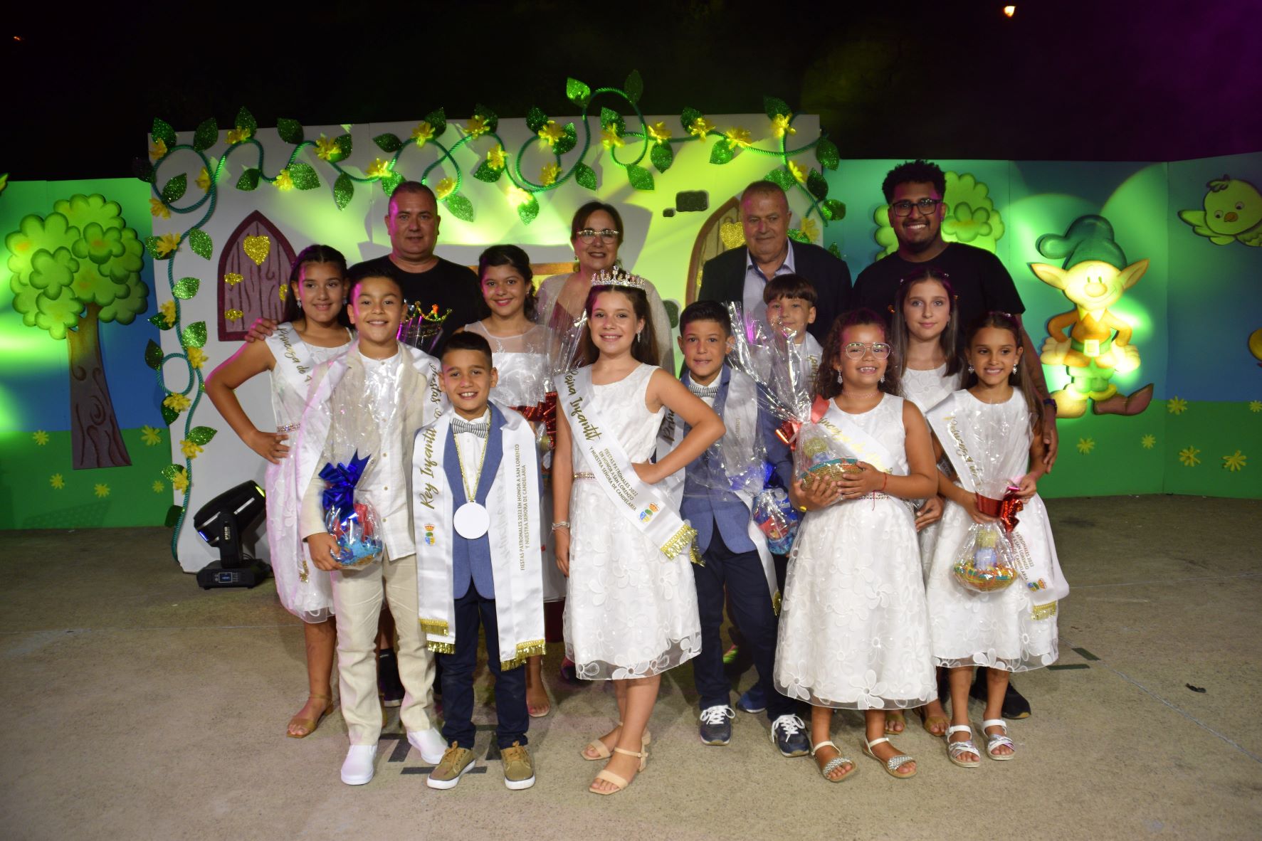 Mathias García Santiago y Salma Padrón Zamora, reyes infantiles de las Fiestas Patronales de La Frontera 2022