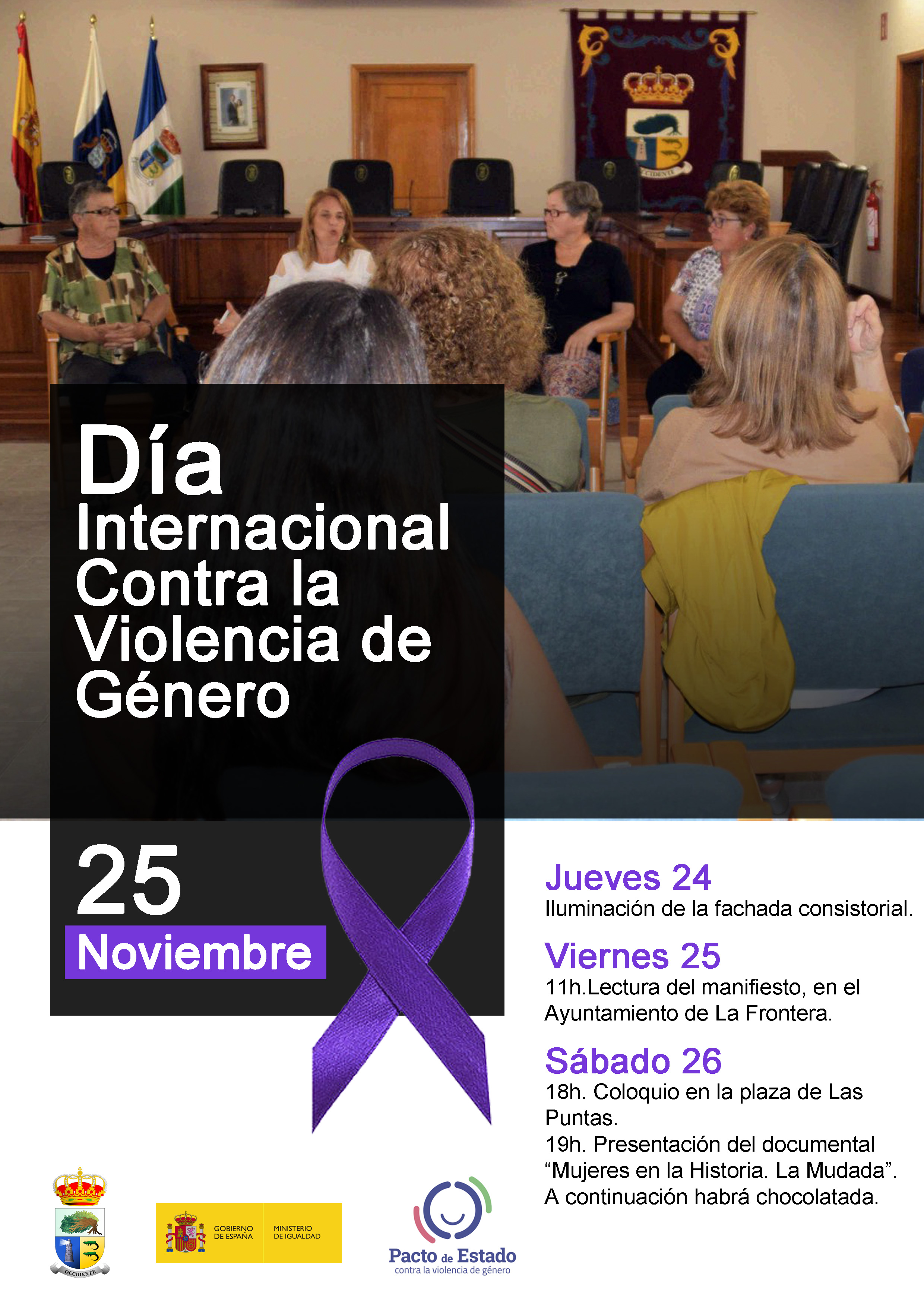 La Frontera pone en marcha acciones de concienciación en el Día Internacional para la Eliminación de la Violencia contra la Mujer