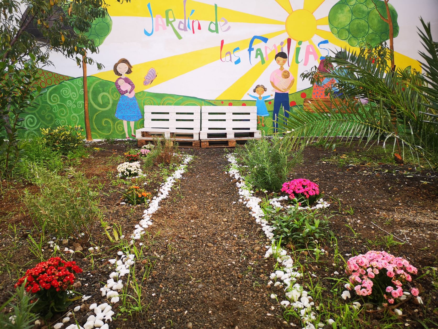 El diseño de un jardín familiar en La Frontera cierra el programa de Infancia y Familia 