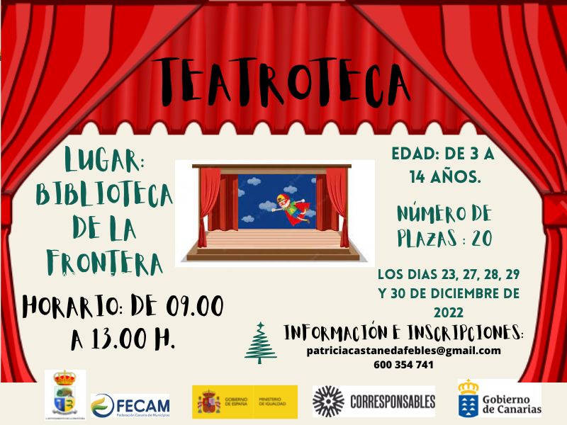  La Frontera pone en marcha esta Navidad una “Teatroteca”