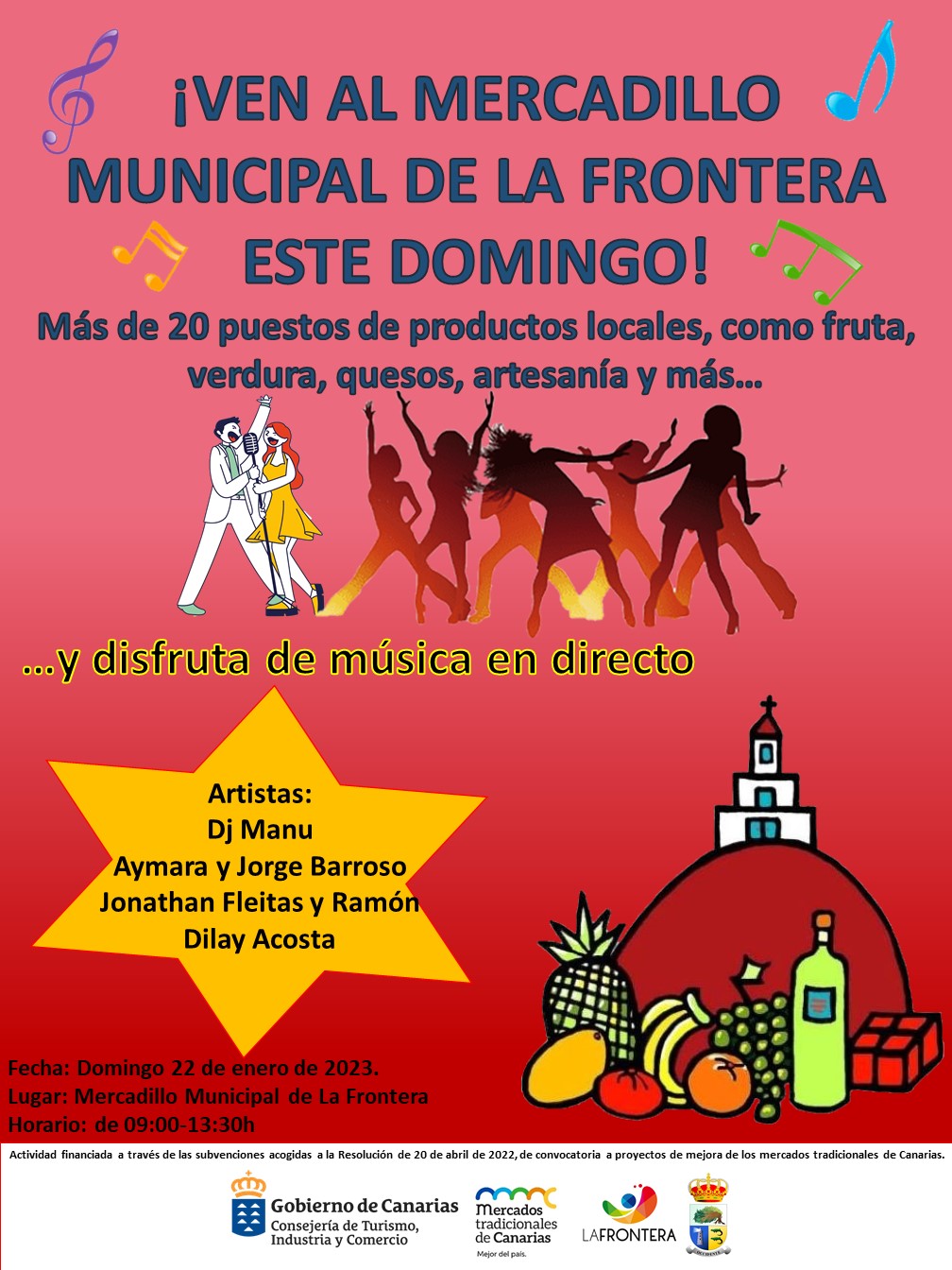 Jornada de dinamización Musical en el Mercadillo municipal