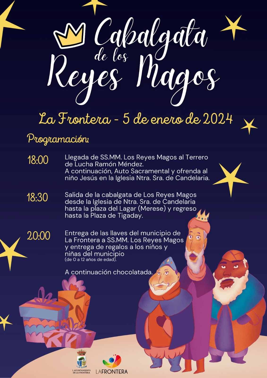 La Frontera recibirá a los Reyes Magos de Oriente en el Terrero de Lucha Ramón Méndez