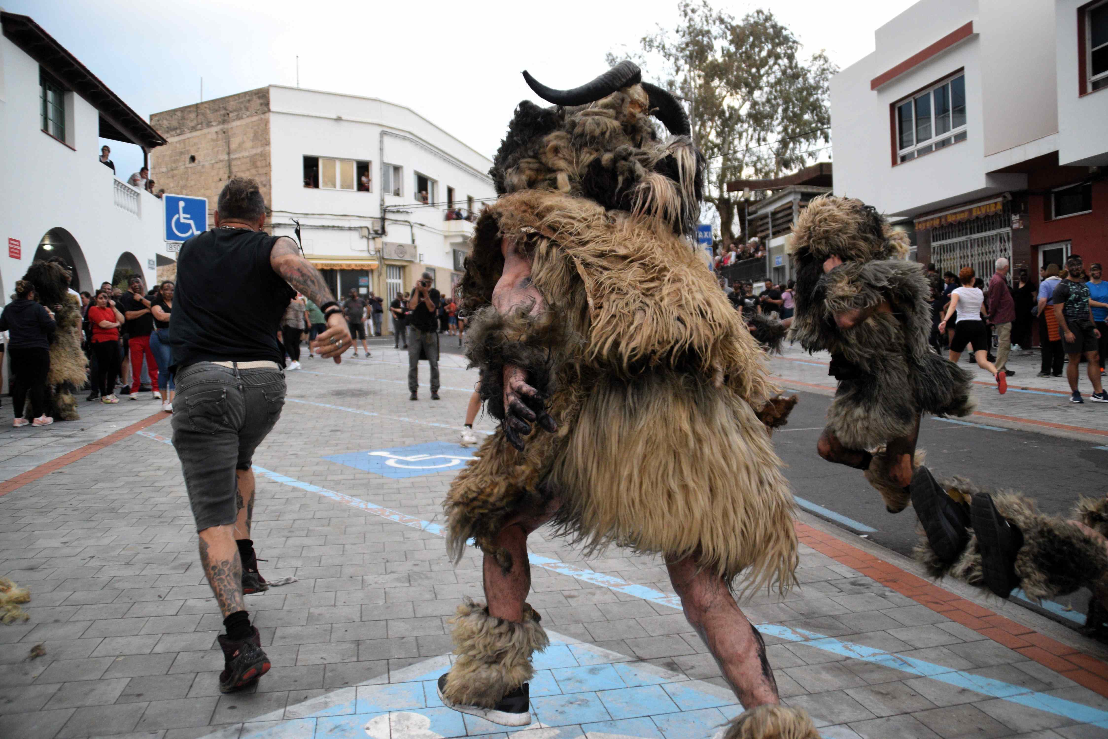 Los Carneros de Tigaday toman las calles de Tigaday 