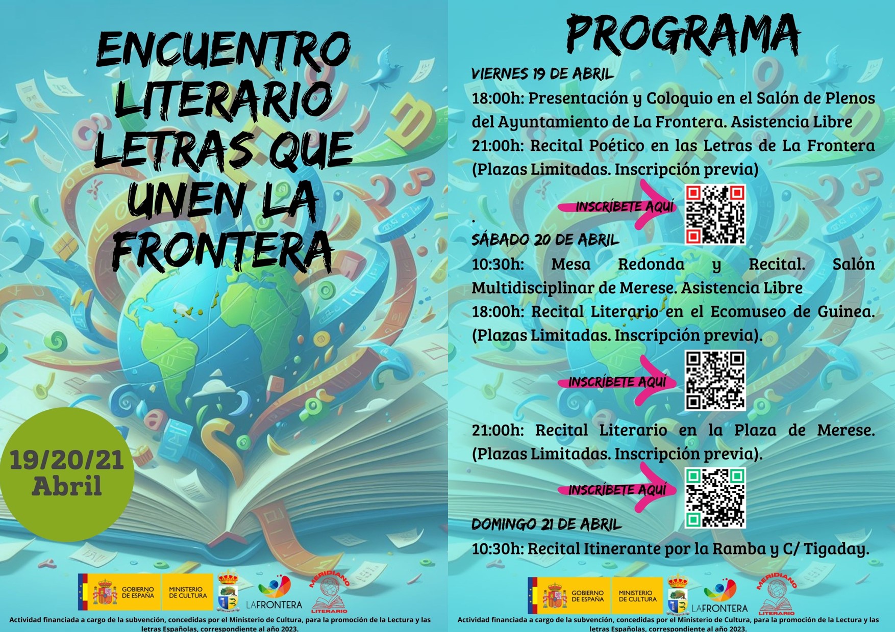 Encuentro literario “Letras que unen La Frontera”