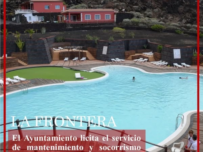 El Ayuntamiento de La Frontera saca a licitación el servicio de mantenimiento y socorrismo de las piscinas Cascadas del Mar 