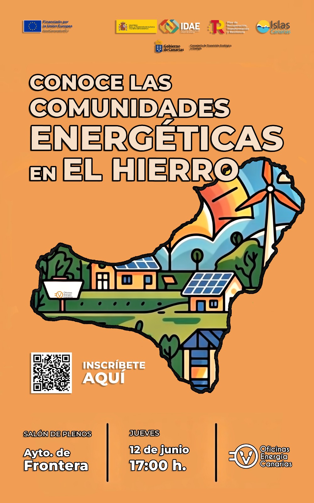 Transición explica a la población de El Hierro los beneficios de las comunidades energéticas y el autoconsumo colectivo