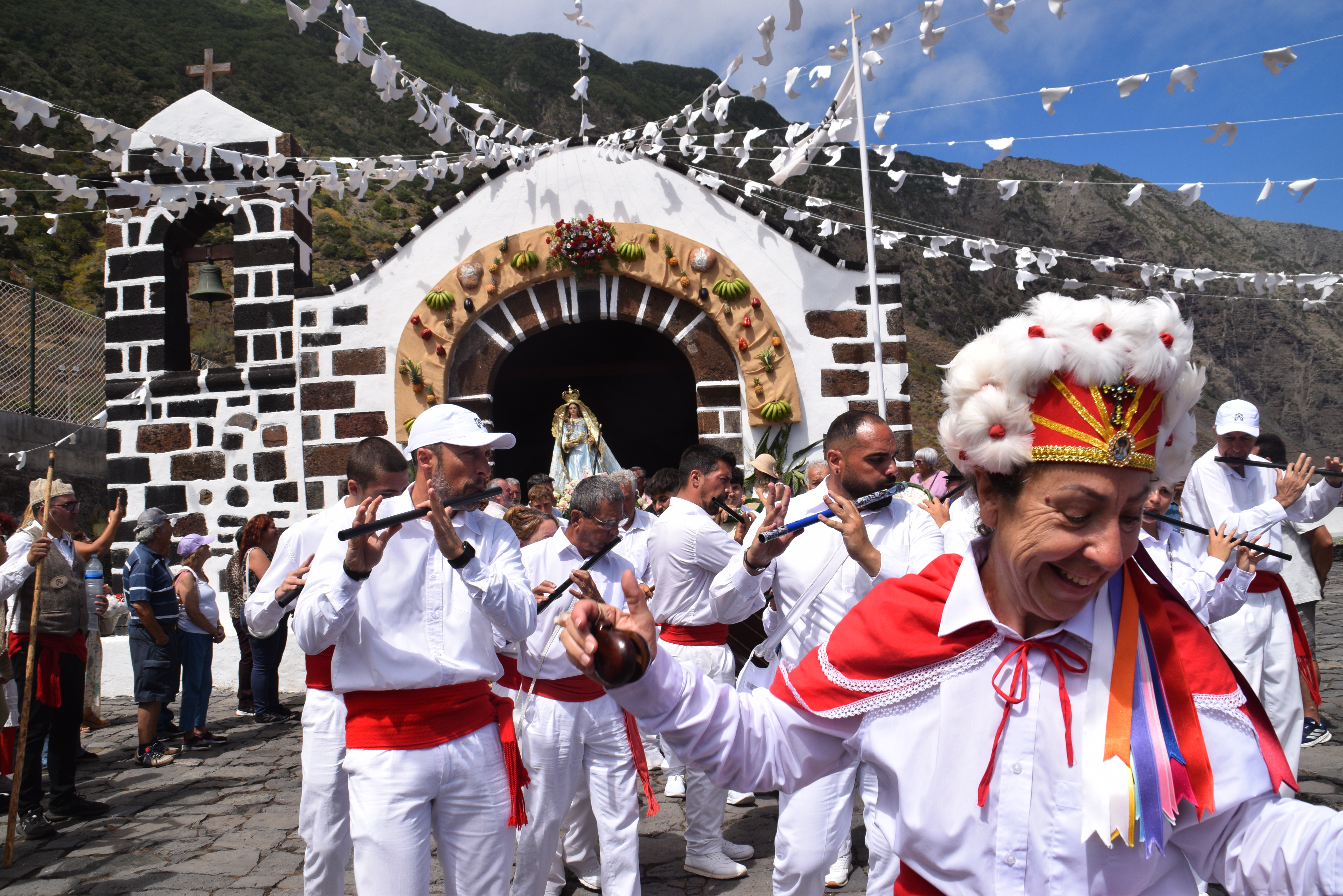 Sabinosa celebra la Fiesta de la Virgen de Los Reyes en su visita a la localidad