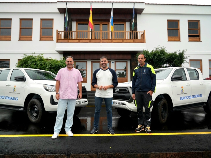 El Ayuntamiento de La Frontera renueva su flota de vehículos para mejorar la eficiencia de los servicios municipales