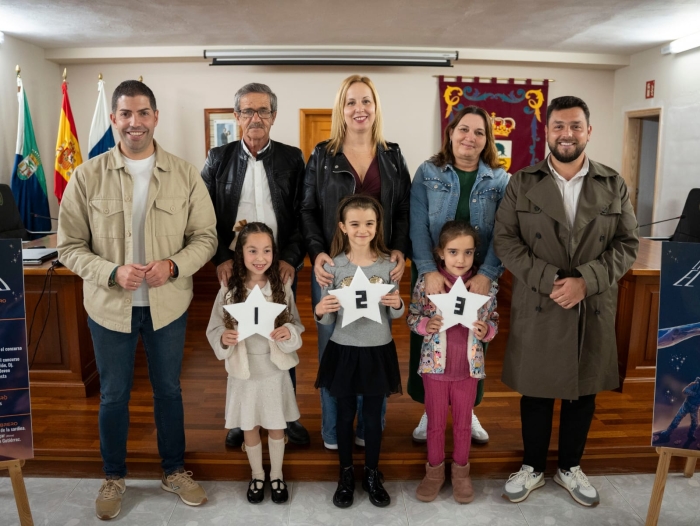 El Ayuntamiento de La Frontera recibe a las candidatas a Reina Infantil del Carnaval 2026