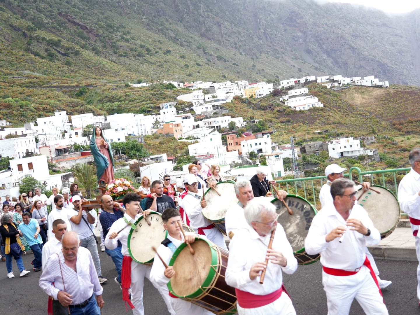 El pueblo de Sabinosa celebra a su patrona, la virgen de La Consolación