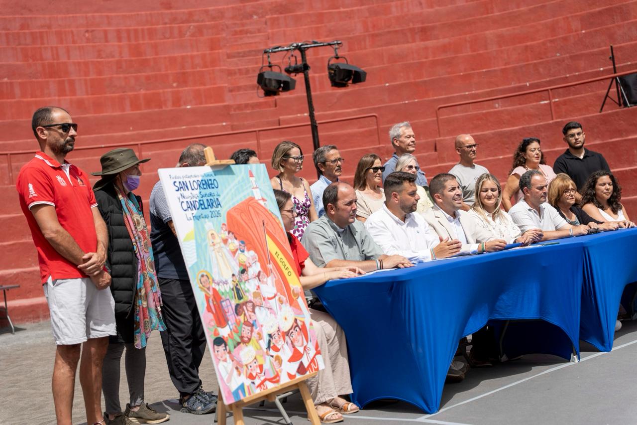 El Terrero de Lucha Ramón Méndez, escenario de la presentación de las Fiestas Patronales de La Frontera