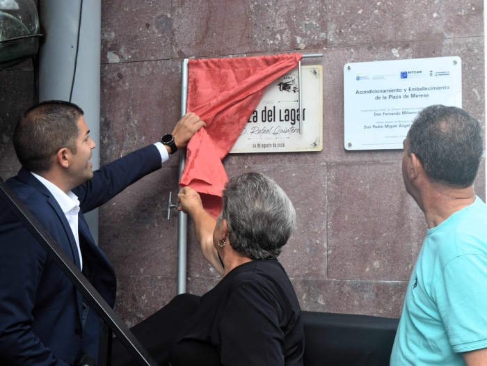 La Frontera rinde homenaje a la tradición vitivinícola de Merese con la rotulación de la “Plaza del Lagar – D. Rafael Quintero”